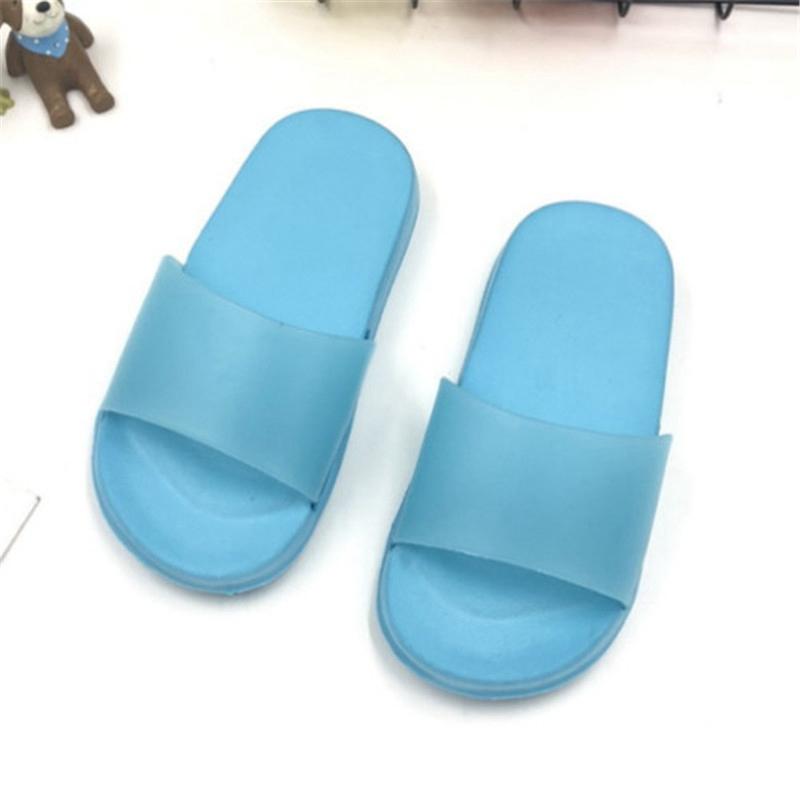 FLIP FLOPS SLIDER SLIDER Sandals Kids Trẻ em trai Slider Slider Slid Trượt trên thanh trượt Color: Black White Shoe Size: 26