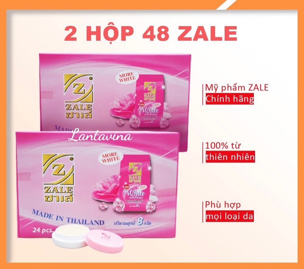 KEM DƯỠNG TRẮNG DA ZALE HỒNG 8G - NHẬP KHẨU - THÙNG 12 HÔP 288 HỦ