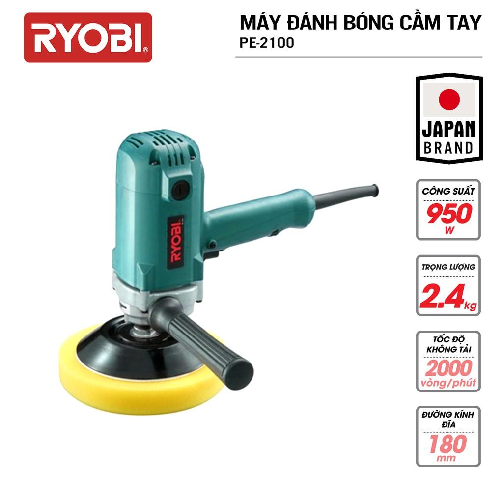 Máy đánh bóng cầm tay đa năng điện 950W RYOBI - PE-2100