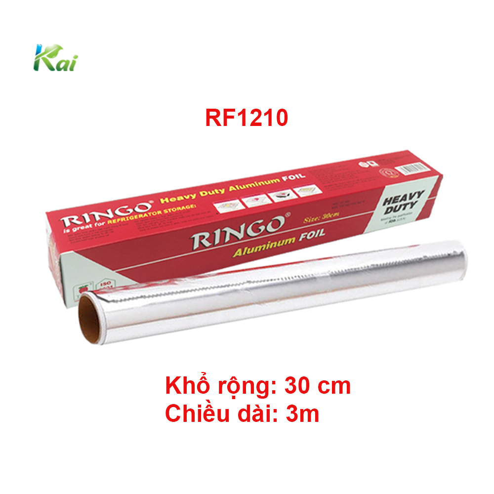 GIẤY BẠC MÀNG NHÔM nướng bọc thực phẩm NHÃN HIỆU RINGO THP loại RF1210/RF1810