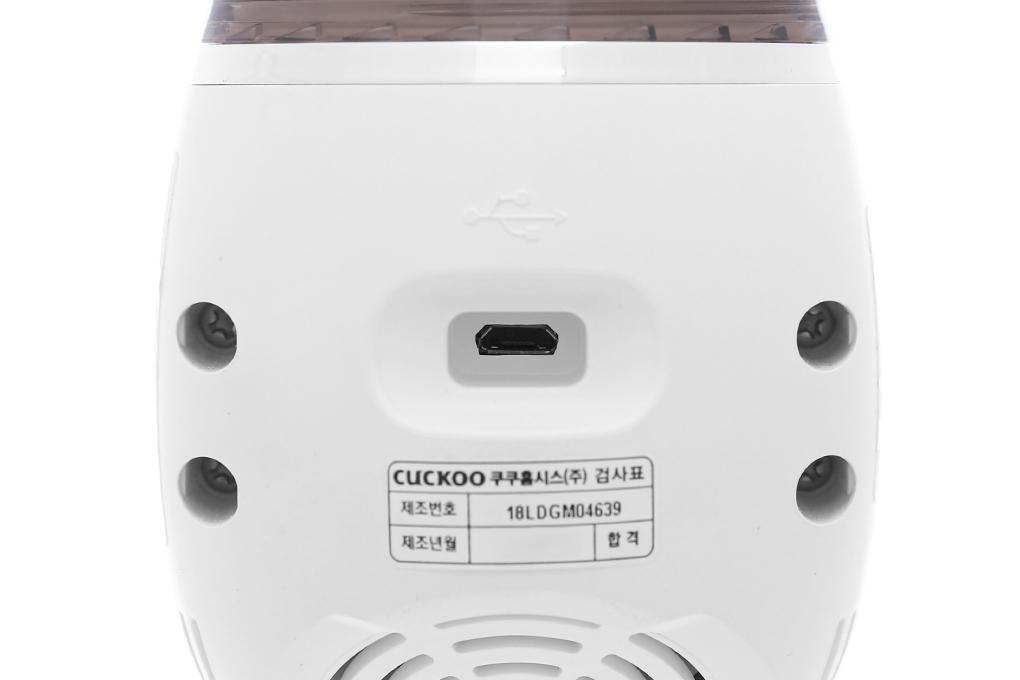 Máy lọc không khí dùng trong xe ô tô Cuckoo AC-03V10W - HÀNG CHÍNH HÃNG