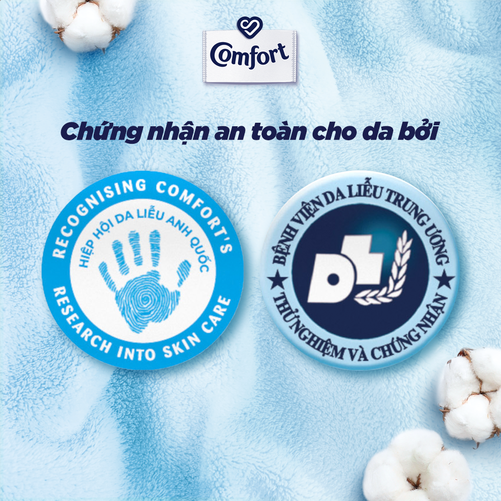 Combo 2 Túi Nước Xả Vải Comfort Dịu Nhẹ Thơm Dịu Êm Cho Cả Gia Đình 3.6L