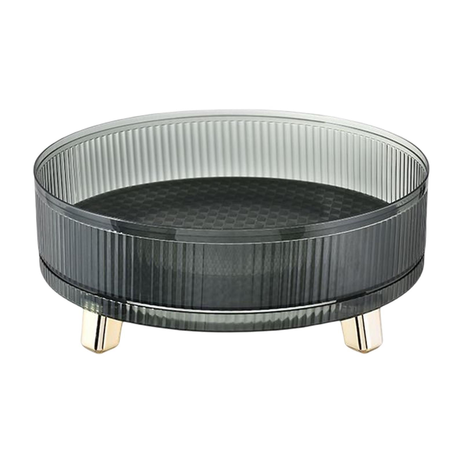 Perfume Display Tray Rotating Spice Holder Clear