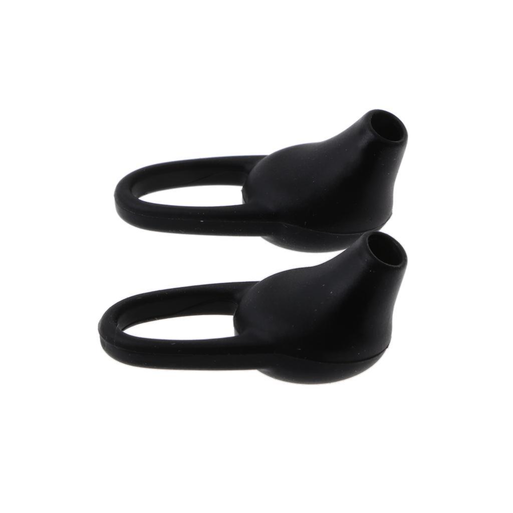 1 Pair Universal Silicone Gel Earphone Earbuds Ear Tips Caps Cover Black