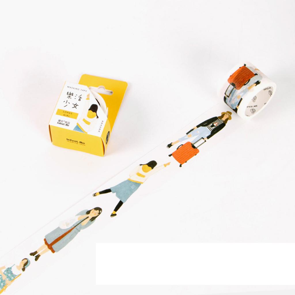 3 Rolls Tape DIY Decor Scrapbooking Masking Tape Adhesive Stickers Craft