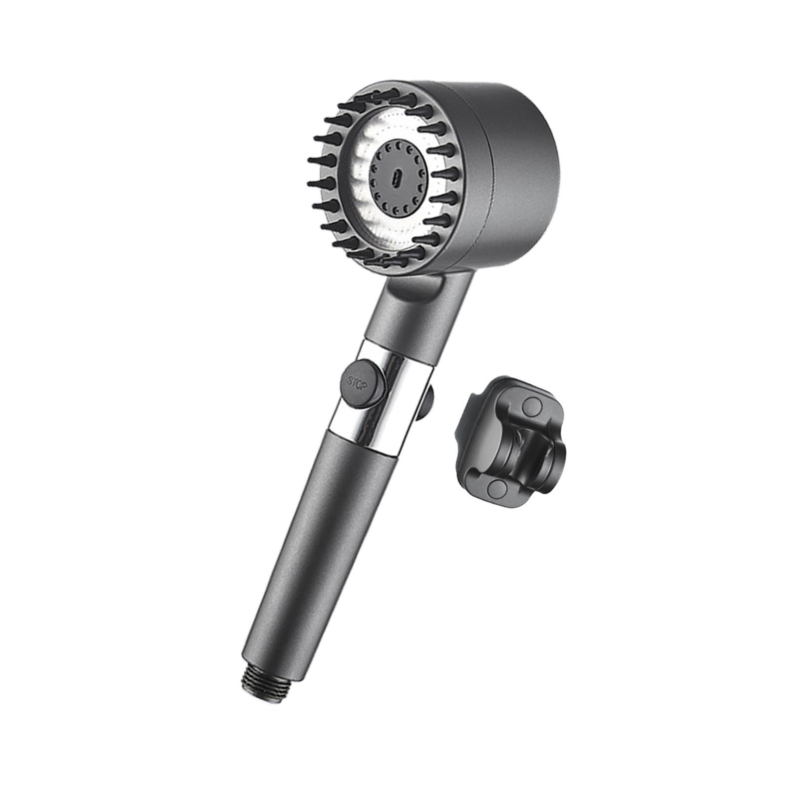 High Pressure Shower Heads 3 Spray Settings Pressurized  Water Saving Spraying Head Handheld Spray for Massage Bathing SPA Hotel