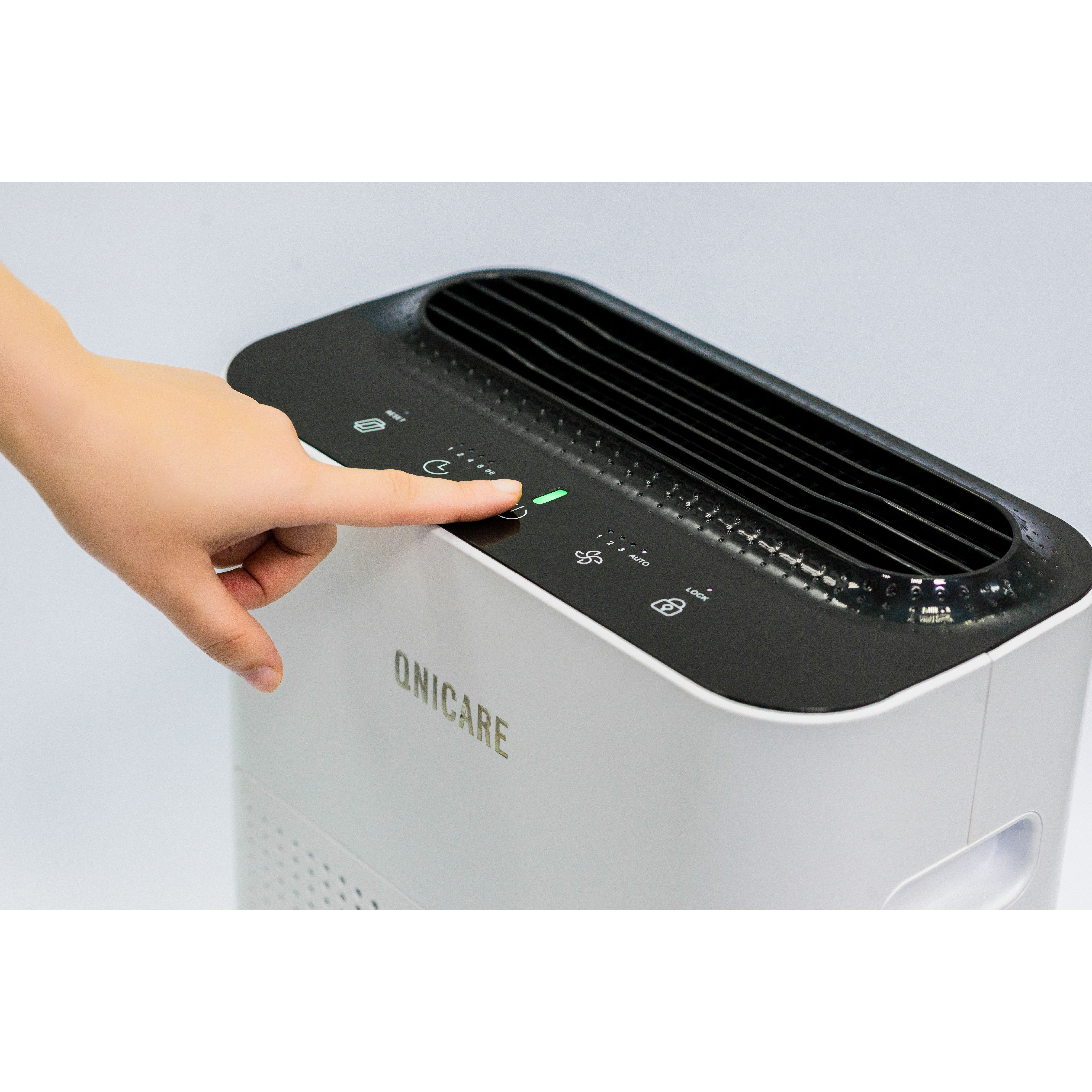 Máy lọc không khí HÀN QUỐC QNICARE , cảm biến PM1.0, màng lọc HEPA 13 - Hàng nhập khẩu