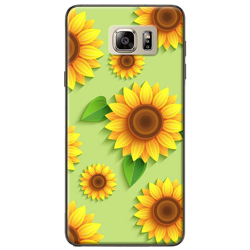 Ốp lưng  dành cho Samsung Galaxy Note 5 mẫu Hoa hướng dương