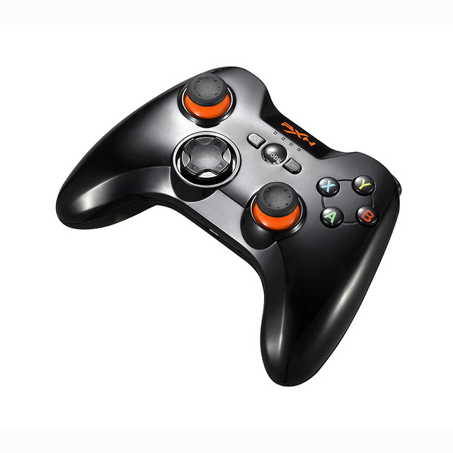 Tay cầm chơi game không dây PXN 9613 Black Bluetooth Wireless - Hàng Chính Hãng