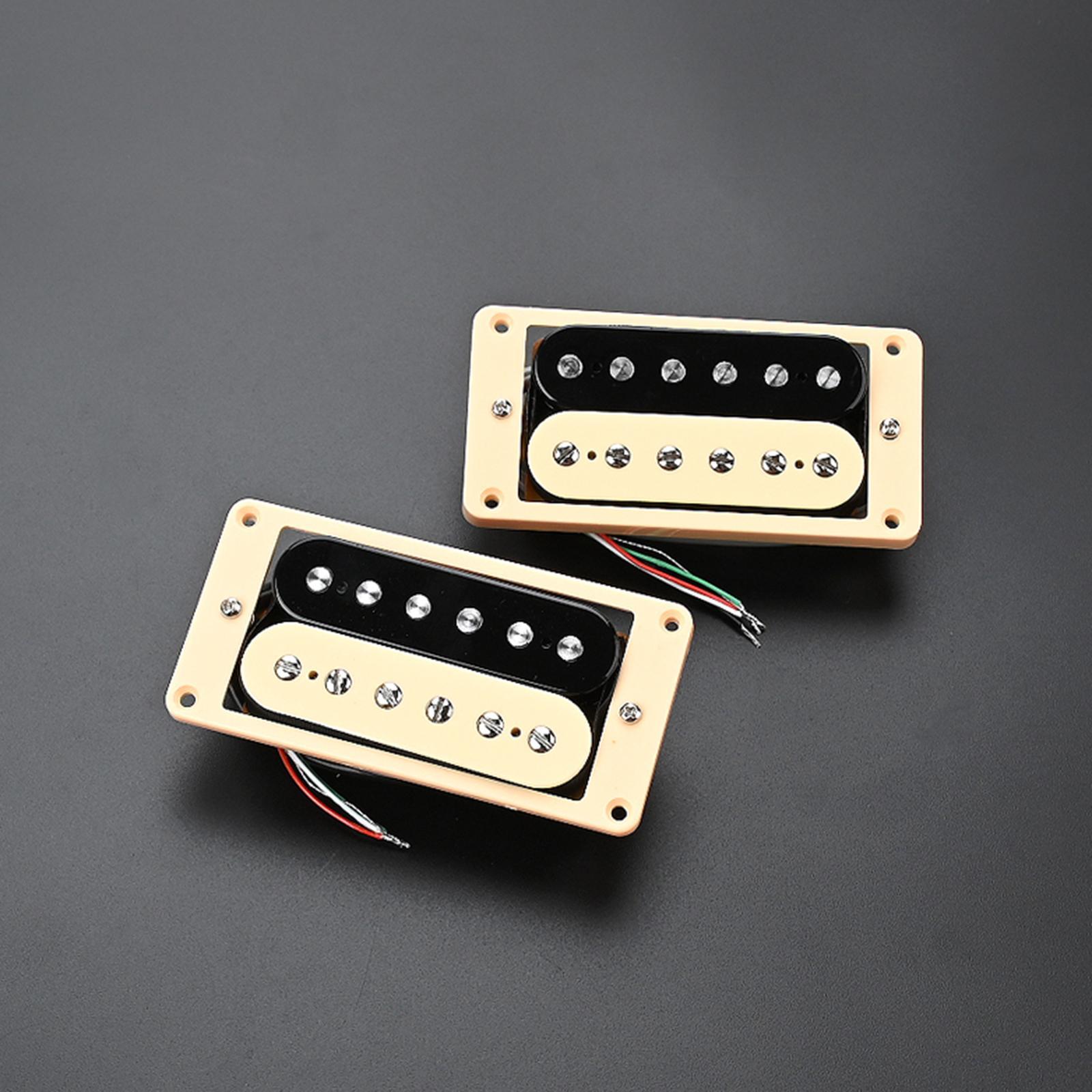 Electric Guitar Humbucker Pickups Replacement Parts Open Style Replace Kit