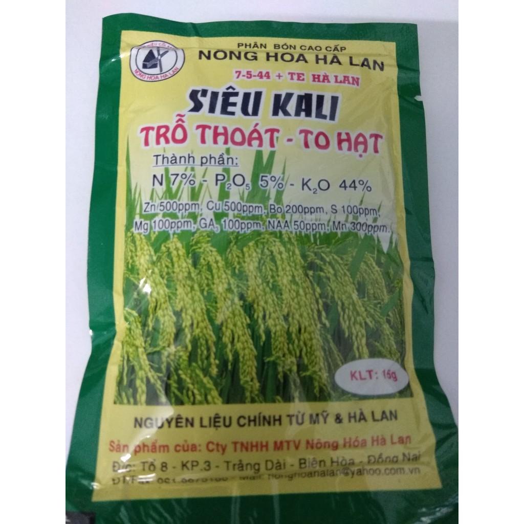 Phân bón cao cấp Siêu kali NPK 7-5-44 + TE Hà lan - gói 15 gram