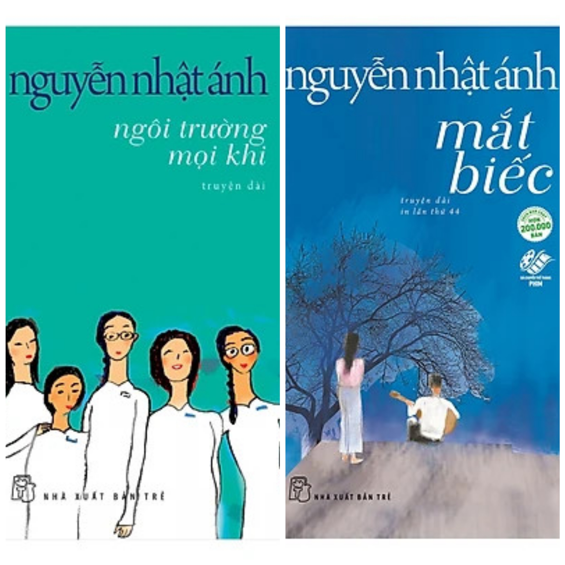 Combo 2 cuốn Nguyễn Nhật Ánh: Mắt Biếc + Ngôi Trường Mọi Khi