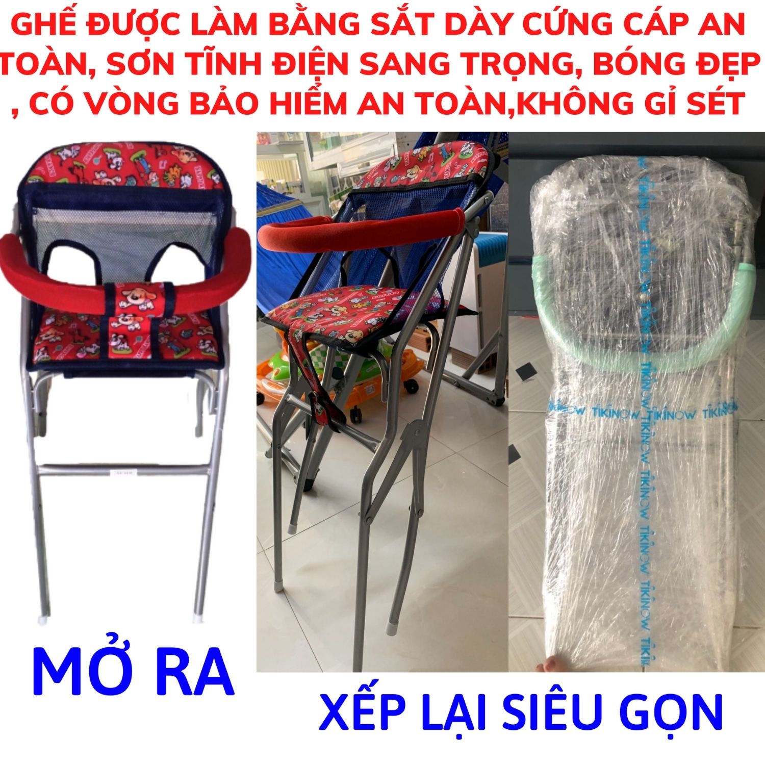 GHẾ ĐI XE SH MODE - GRANDE CŨ TỪ 2020 TRỞ XUỐNG CHO BÉ ( GIAO MÀU NGẪU NHIÊN )