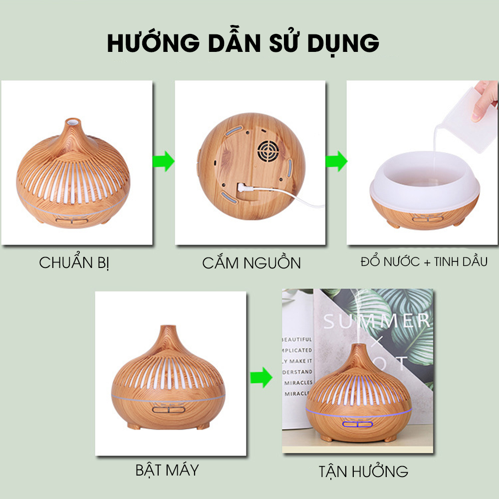 Máy xông tinh dầu Kobi KB-60K giúp tạo ẩm, làm thơm phòng, hàng chính hãng