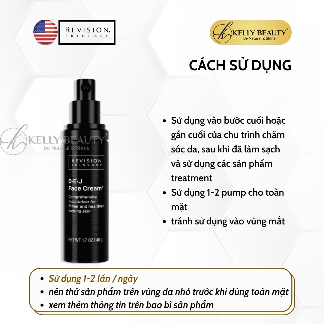 Kem Dưỡng Ẩm, Trẻ Hóa Da Revision D·E·J Face Cream | Kelly Beauty