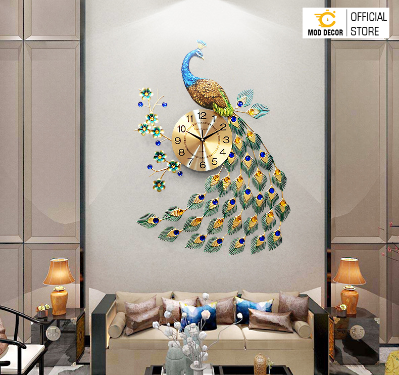 Đồng hồ treo tường trang trí công phượng MOD Decor, Lianzhang mã 916