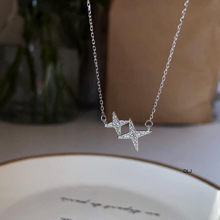 DÂY CHUYỀN NGÔI SAO MAY MẮN BẠC TA XINH XẮN