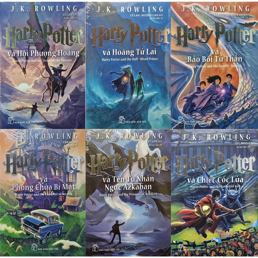 Sách - Combo 6 Cuốn Harry Potter Tập 2, 3, 4, 5, 6, 7