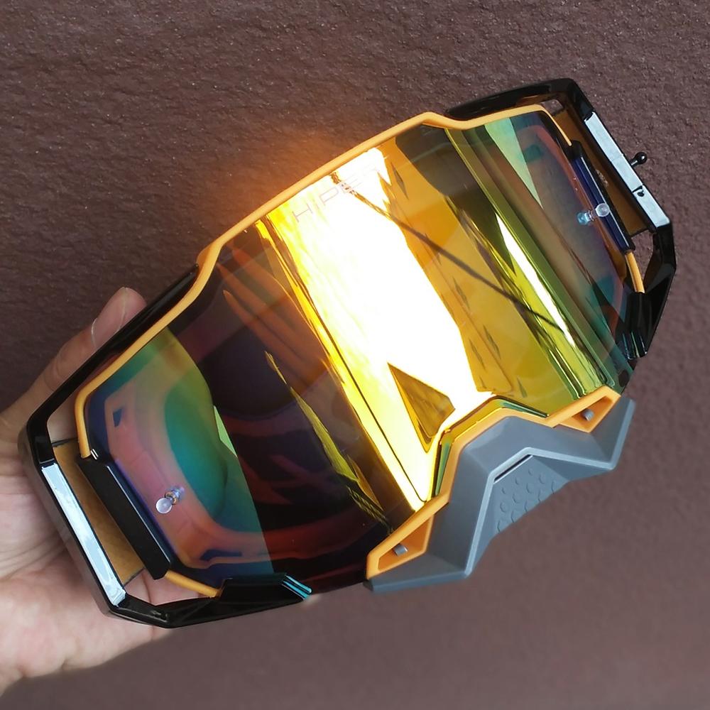 Xe Máy Kính Kính Mát Nam Xe Máy Kính MTB MX ATV Silicone Chống Trơn Trượt Chống Gió Đi Xe Đạp Đua Kính Color: C8 Lenses Color: Goggles X1