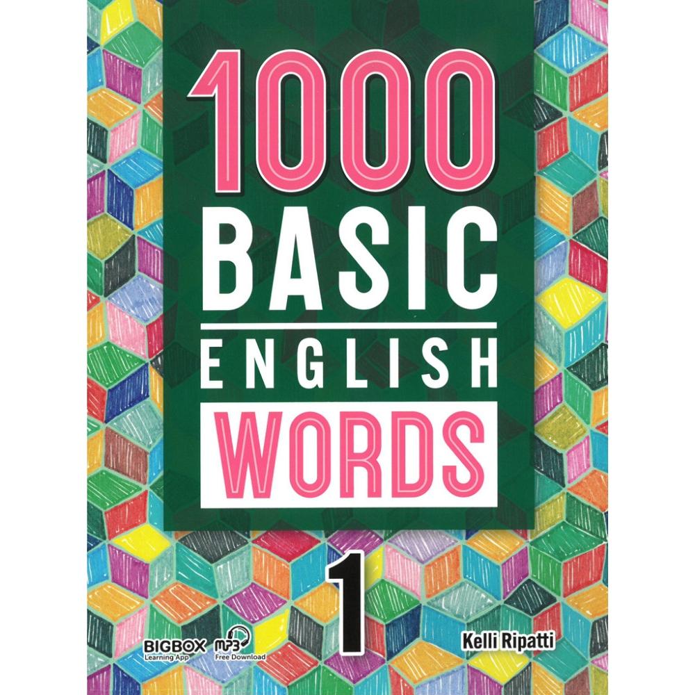 1000 Basic English Words 1 - Student Book Beginner Pre A1