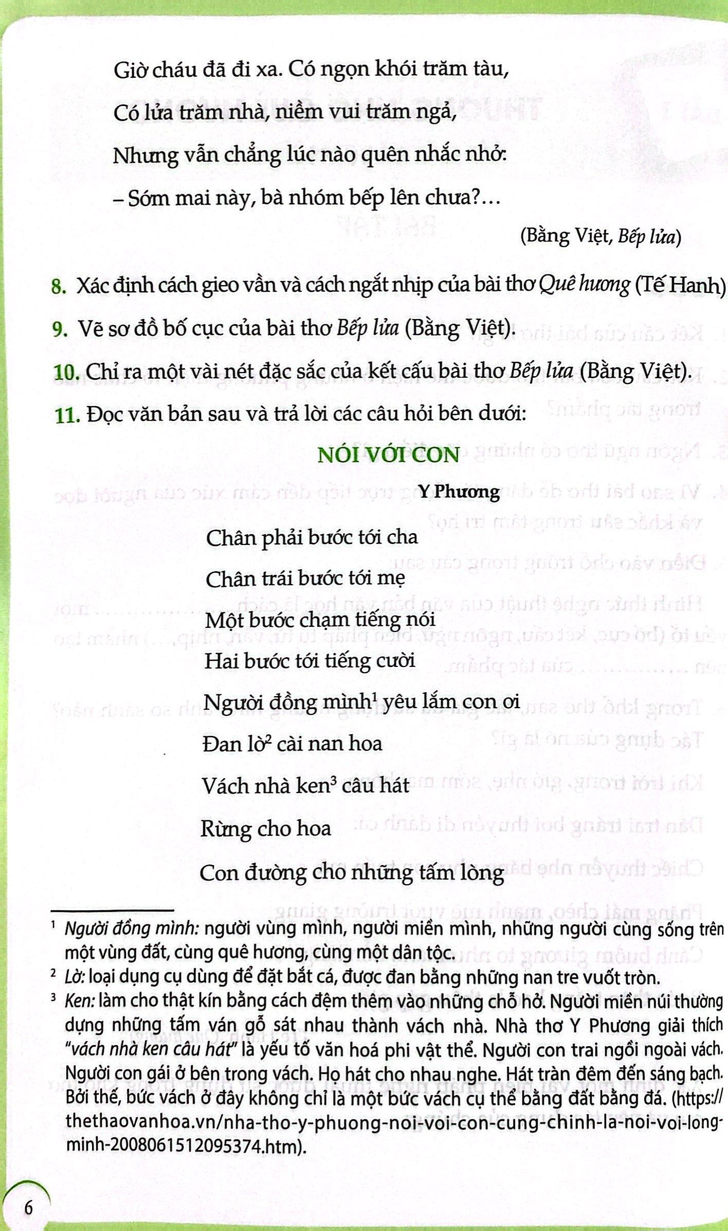 Bài Tập Ngữ Văn 9 - Tập 1 (Chân Trời) (Chuẩn)