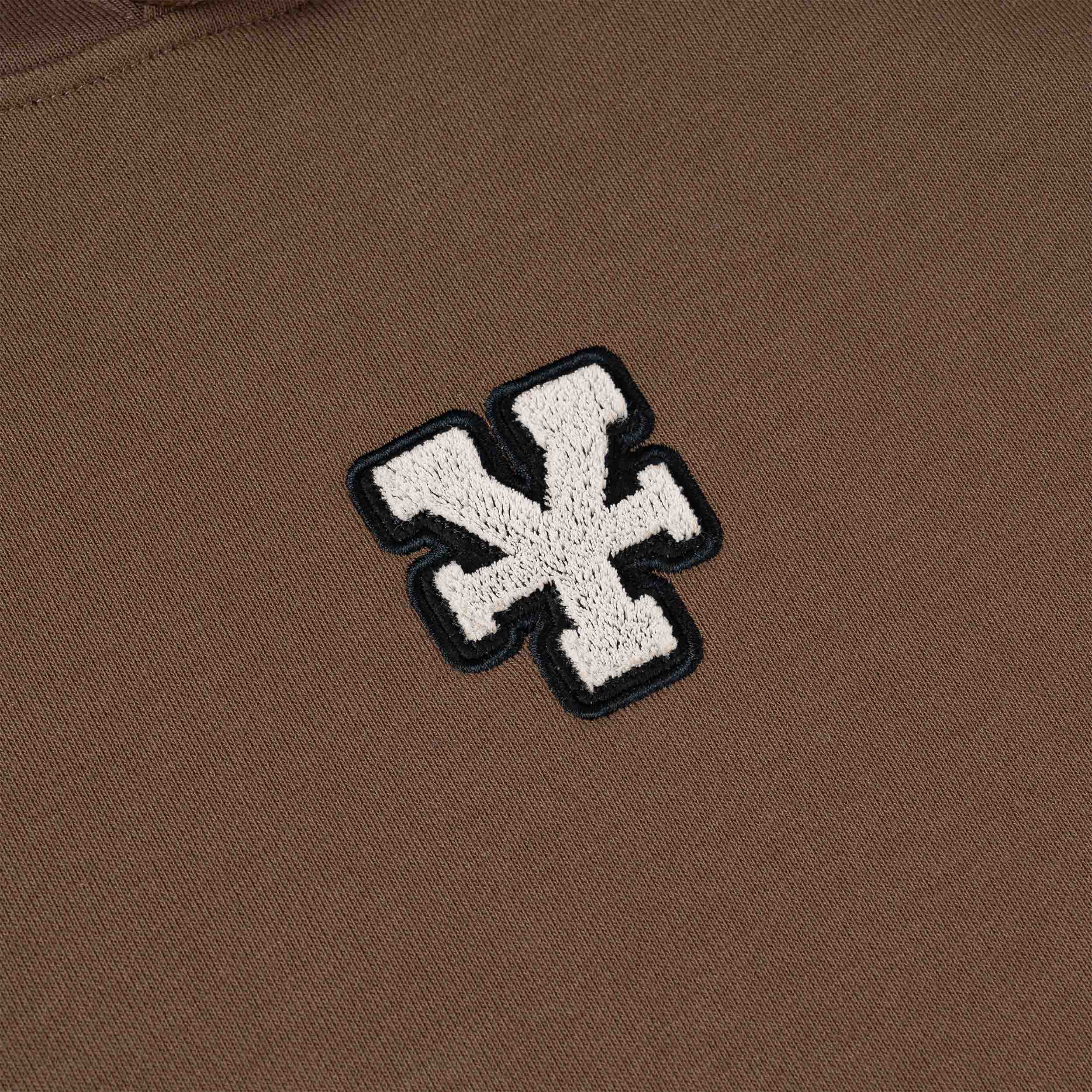 Áo Khoác DirtyCoins Y Patch Hoodie - Brown