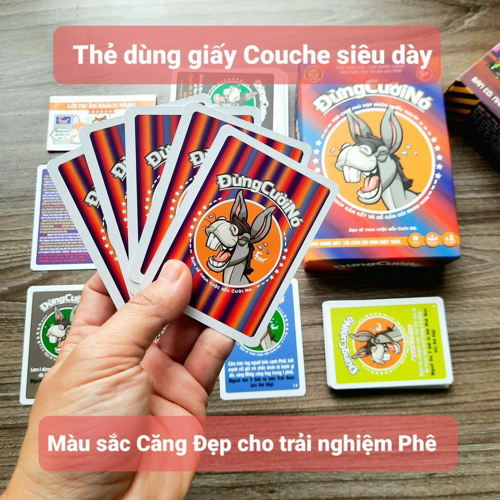 Đồ Chơi Board Game - Đừng Cười Nó - Trò Chơi Hay Hài Hước Đấu Trí Đội Nhóm Kết Nối Thành Viên