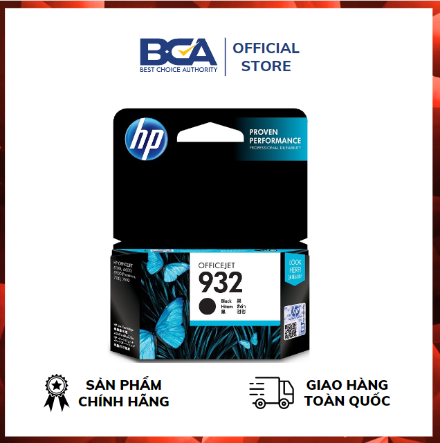 Mực in HP 932 Black Original Ink Cartridge (CN057AA) - Hàng chính hãng