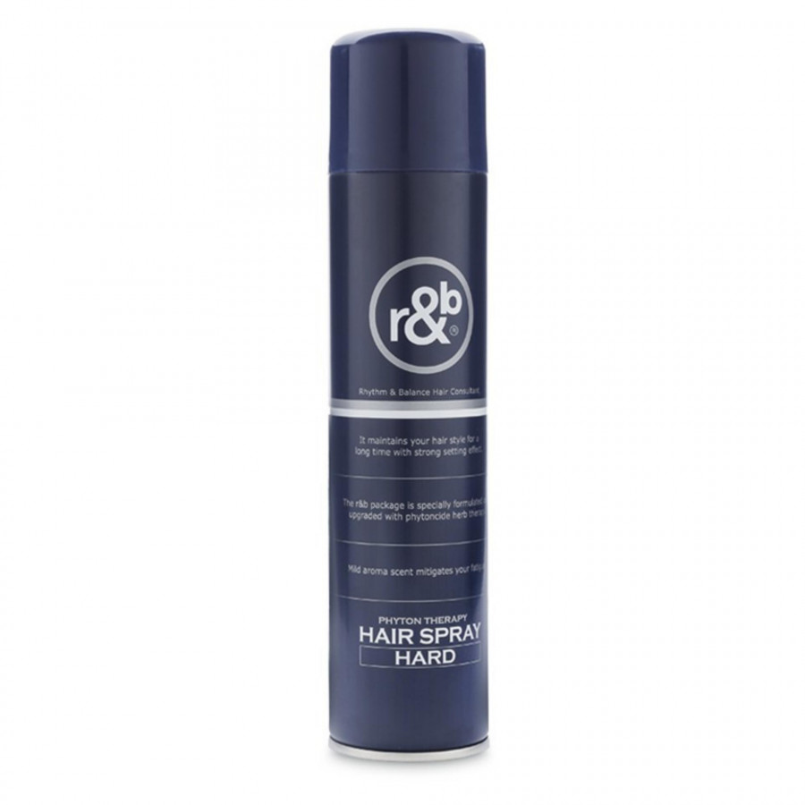 Keo xịt tạo kiểu giữ nếp tóc cho nữ có mùi hương spa quyến rũ R&amp;B Hair Spray Hard, Hàn Quốc 300ml