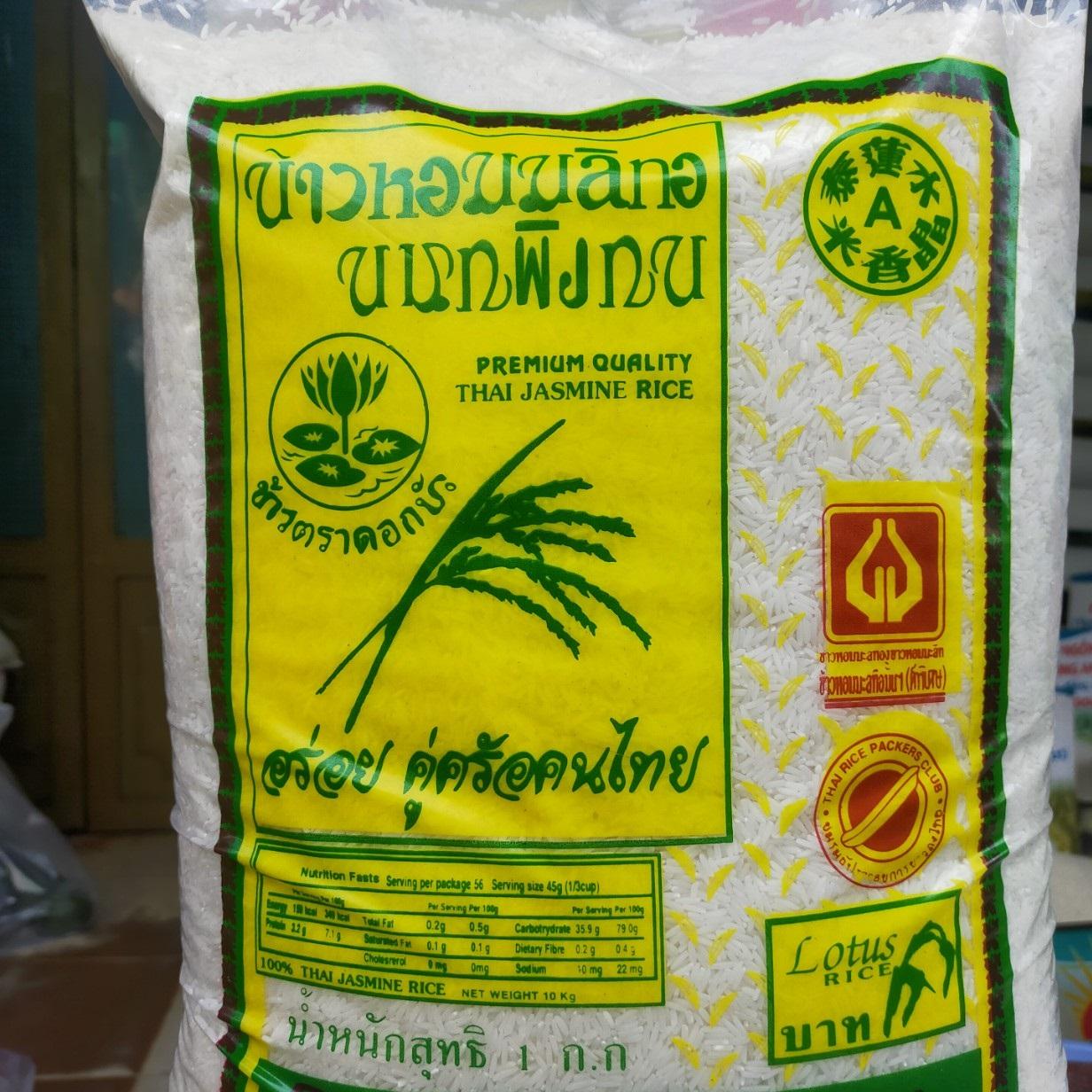 - Gạo Thái Lan nhập khẩu 10kg