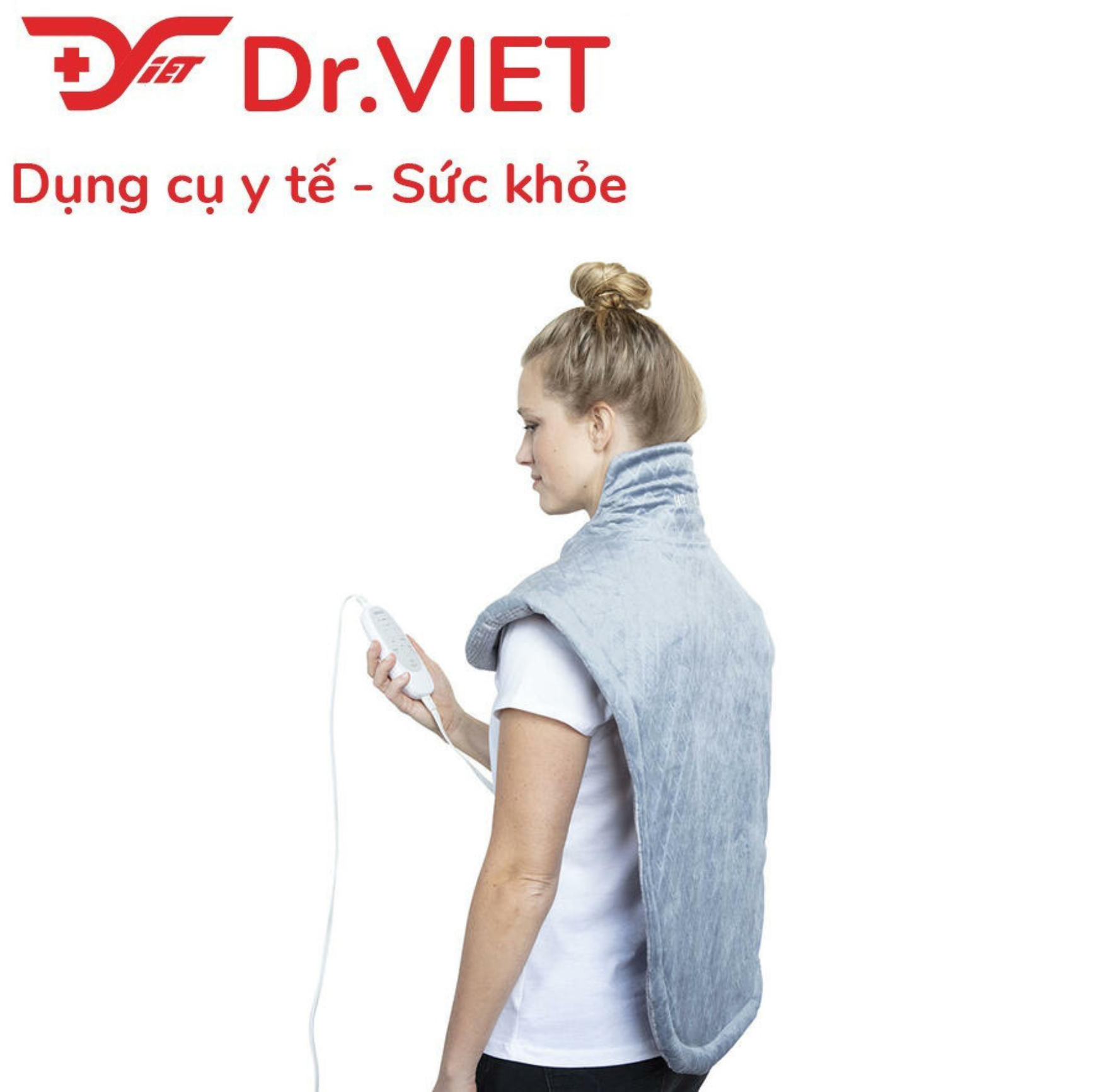 Tấm choàng vai cổ, làm ấm và massage Homedics HPM-W36ALJ