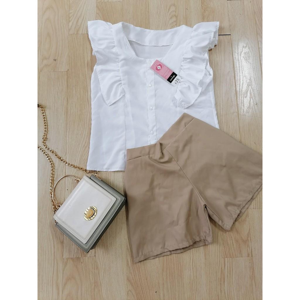 Áo Trắng Cổ Bèo