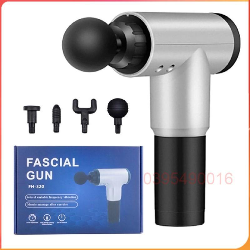 Máy massage cầm tay, mát-xa bấm huyệt Cao Cấp 4 đầu 6 chế độ trị nhức mỏi vai gáy, đau giãn cơ