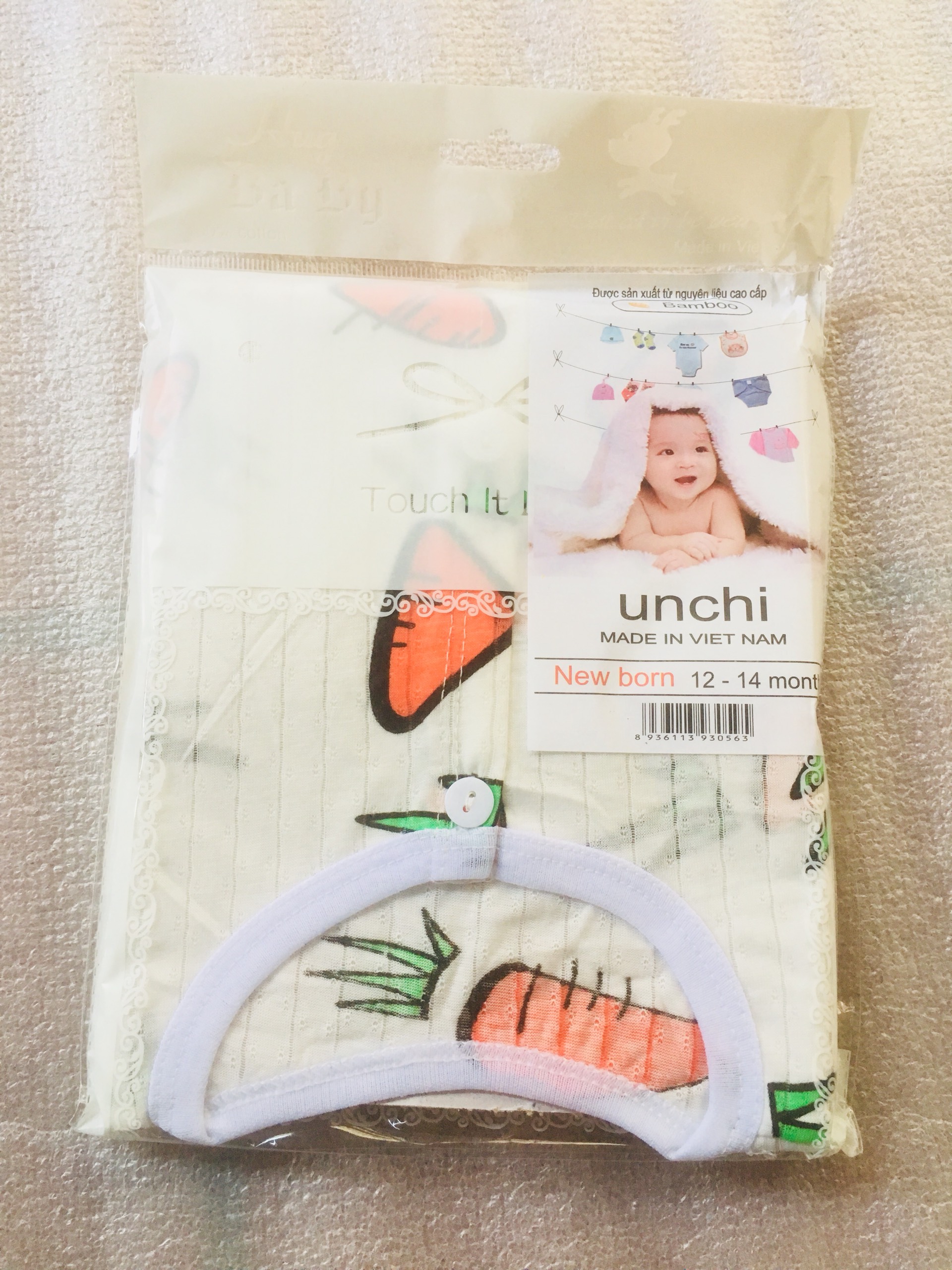 Combo 5 Bộ Quần Áo Trẻ Sơ Sinh Cao Cấp Sợi Cotton Fiber Bamboo Dành Cho Bé 12-14 Tháng Tuổi