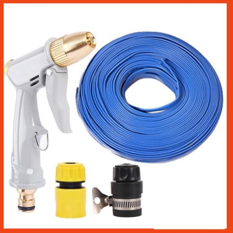 Bộ dây vòi xịt nước rửa xe, tưới cây tăng áp 3 lần, loại 20m 206846