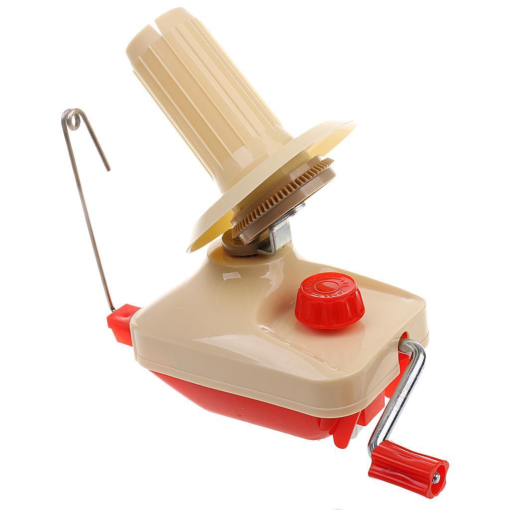 2 Pieces/Set Umbrella Swift Yarn Winder Hand Operated Ball Winder Bobbin Winder Holder Knitting Tool