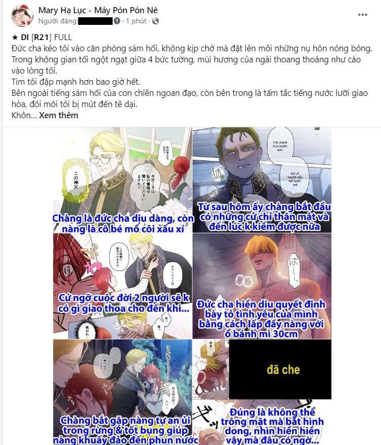 [21+] gái ế chạy không thoát tình yêu của đức cha - full màu chapter 1 1