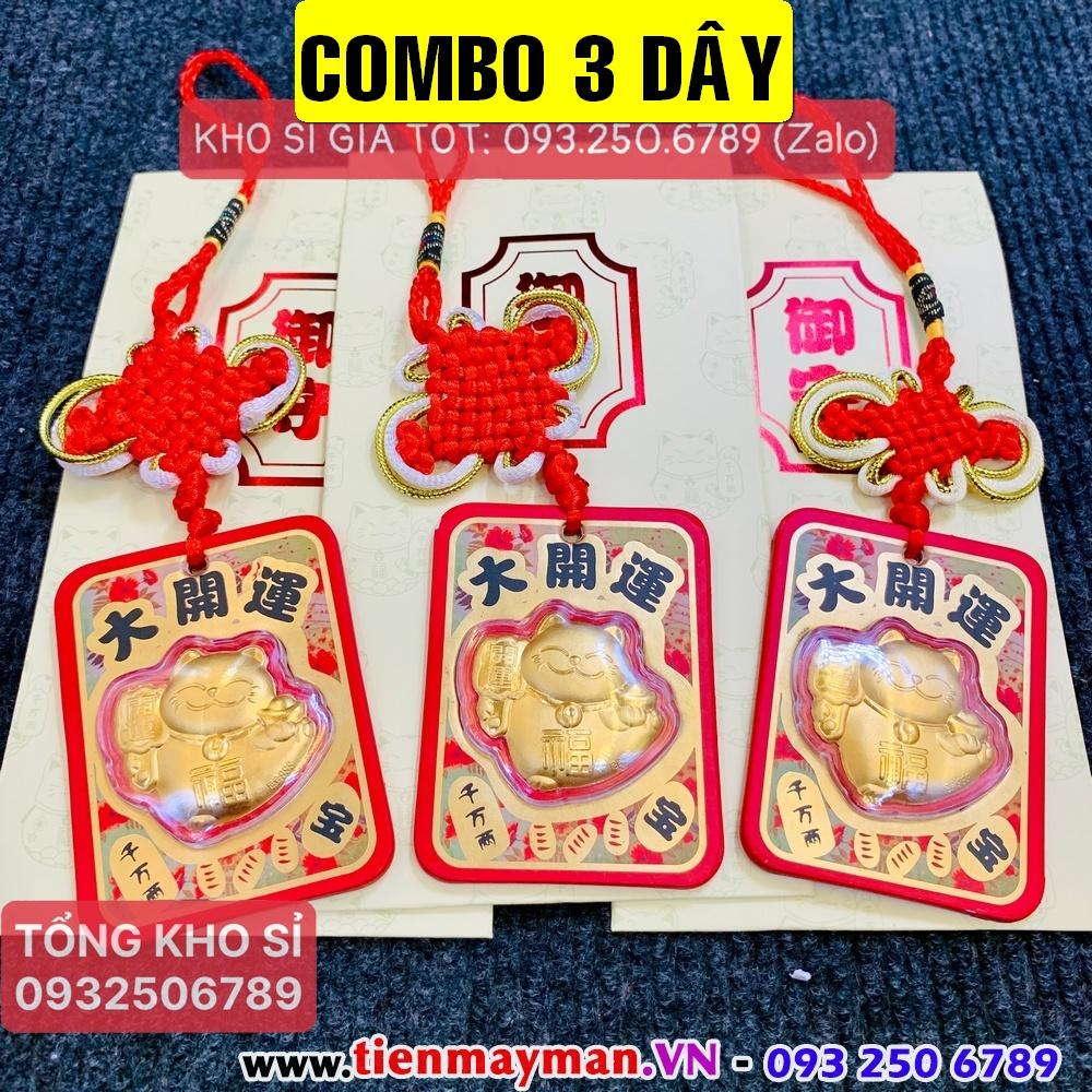 Bao Lì Xì Mạ Vàng , Dây Treo Mèo Thần Tài Đại Cát Đại Lợi, Quà Tặng Tết 2023, Tiền lì xì tết 2023 , NELI