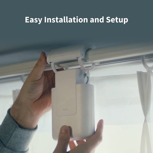 [Quốc tế] Bộ kéo rèm thông minh Aqara Curtain Driver E1 (Ray Thẳng/Ray Tròn) Dùng Pin Zigbee 3.0 - Hàng Chính Hãng - Support HomeKit, Alexa, Google Assistant and IFTTT