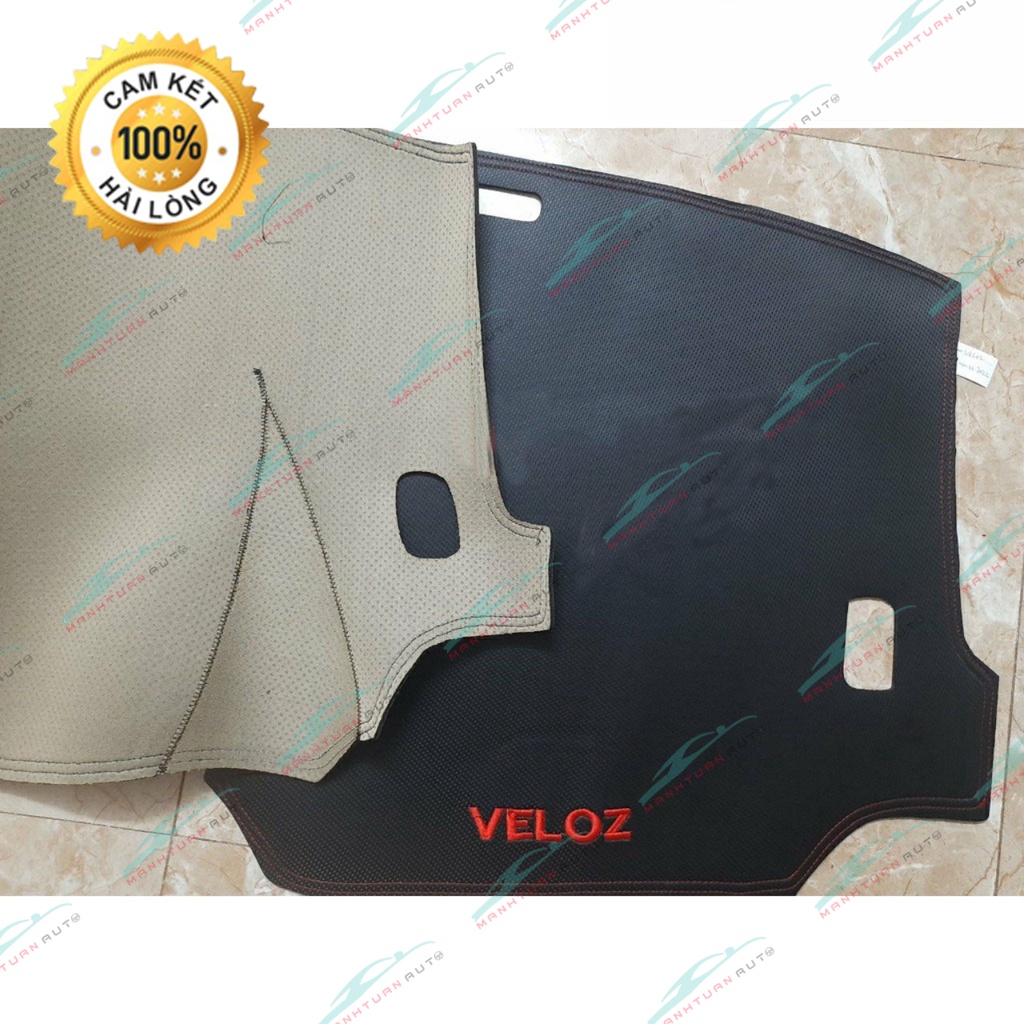 Thảm Taplo Da vân Carbon Cao Cấp cho xe Toyota Veloz Cross đời 2022 - 2023 hàng cao cấp