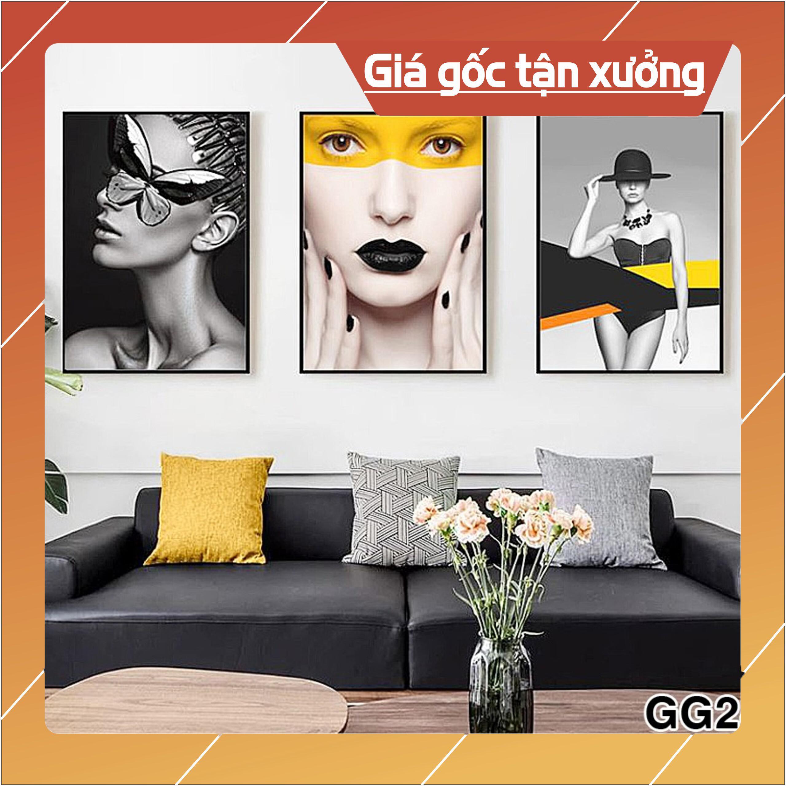 Bộ tranh treo tường phong thủy trang trí nội thất đẹp nhất thị trường phong cách hiện đại mới
