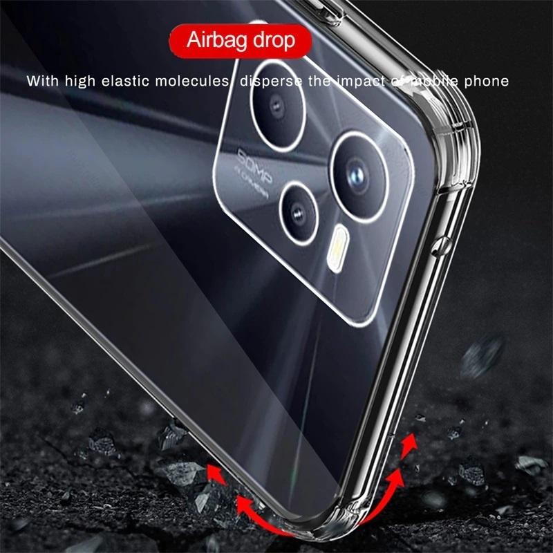 Ốp Lưng Silicon Dẻo Trong dành cho Realme C35 Ốp Lưng Silicon Dẻo Trong Suốt Chống Sốc, Bảo Vệ Camera Sau