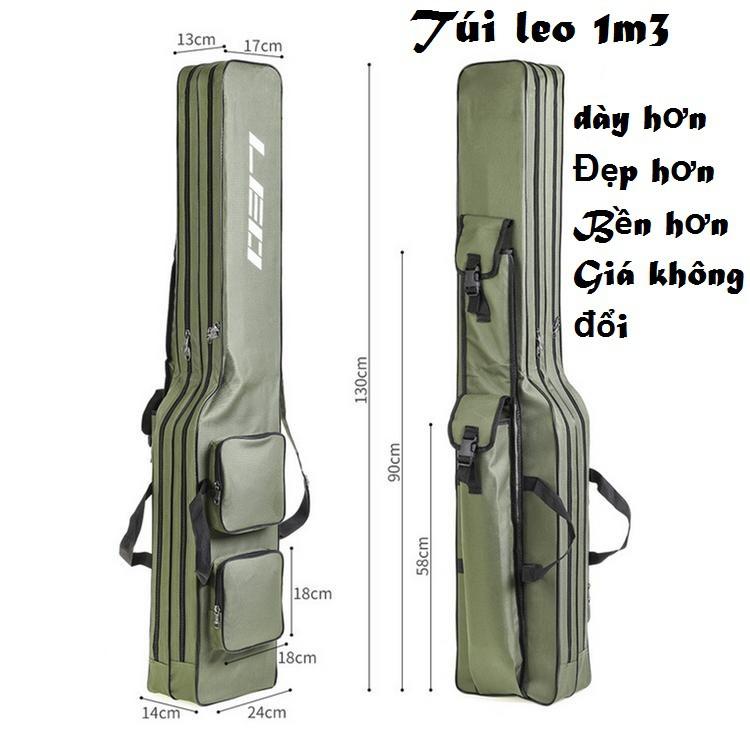 Túi Đựng Đồ Câu Cá Bền Chắc Leo Fishing 80cm 1m 1m3 1m5 chính hãng, vải dày, chống thấm siêu bền