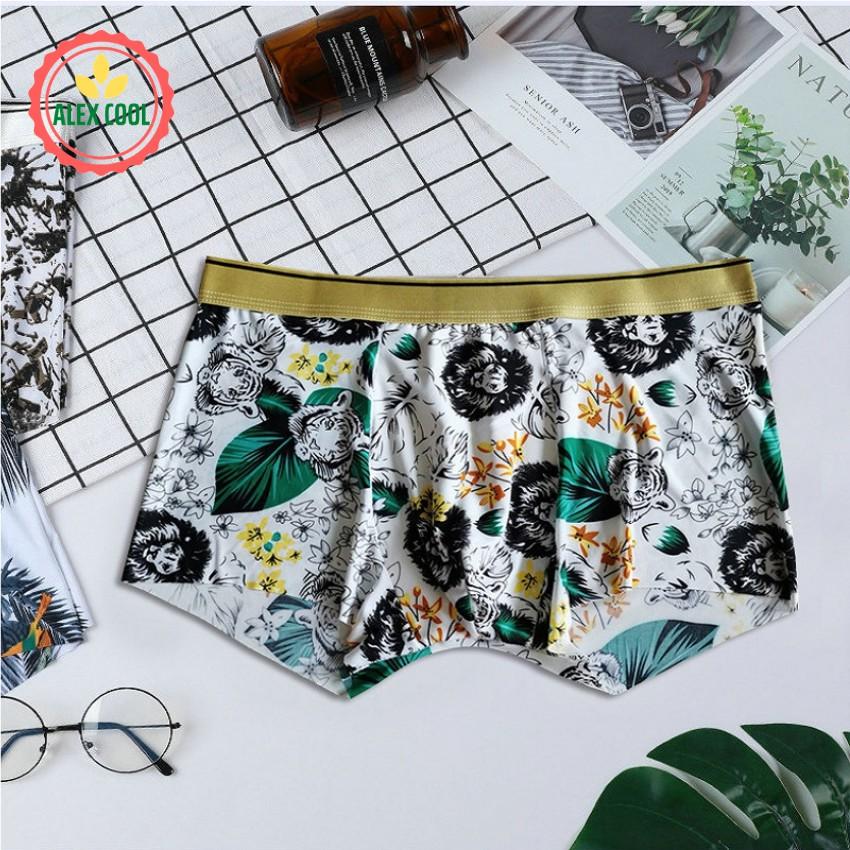 Combo 4 Quần sịp quần lót nam trơn thun lạnh cao cấp hàng hiệu