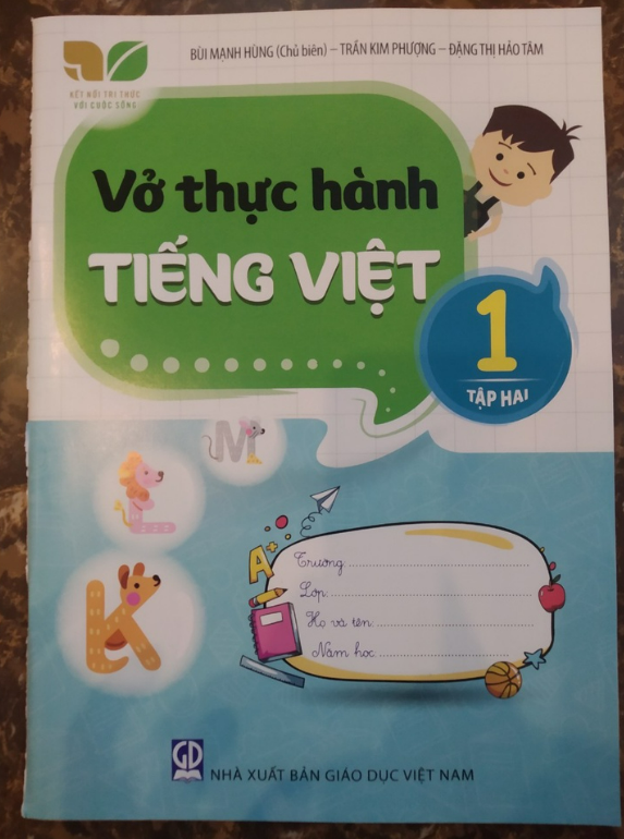 Sách - Vở Thực hành Tiếng Việt 1 tập 2