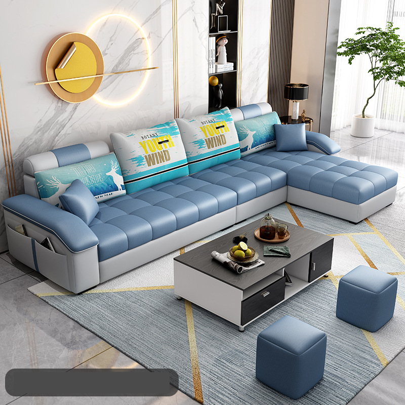 Sofa Góc L Phong Cách Hiện Đại Mẫu Mới 2022, Ghế Sofa Góc Kích Thước 2m8 x 1m6 Mã HG-01