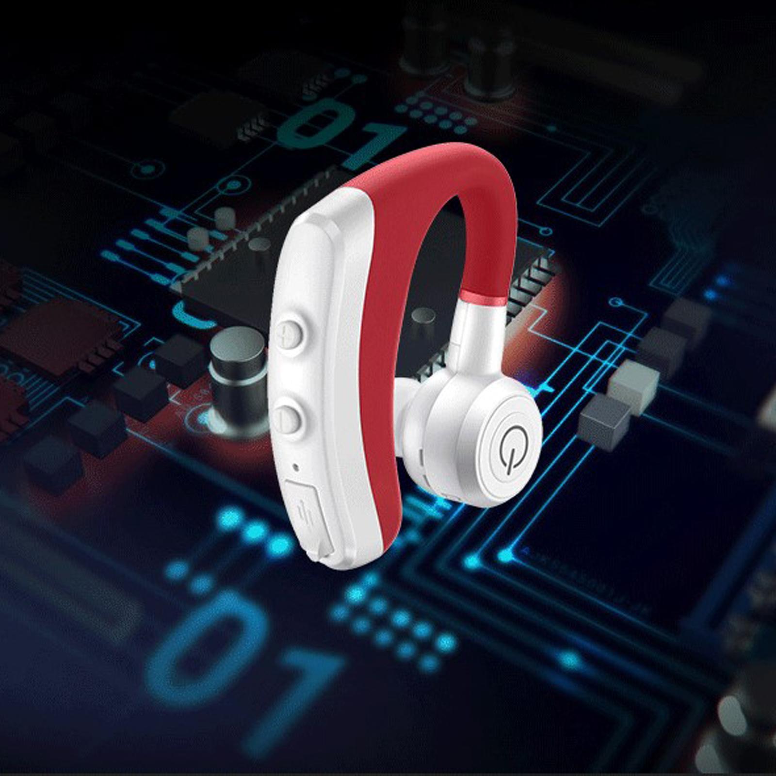 Bluetooth Earpieces noise Cancelling for Smartphones Driving Travel Black