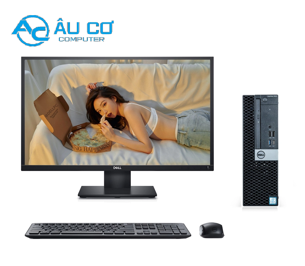 Bộ máy tính Dell OPTIPLEX 3050 / Màn hình Dell 22 inch FullHD / Chuột phím Dell - HÀNG CHÍNH HÃNG