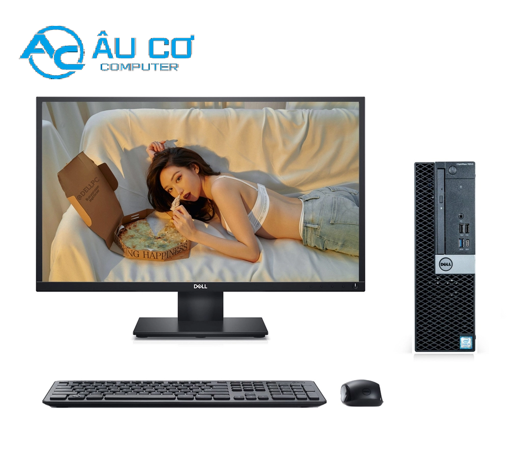 Bộ máy tính Dell OPTIPLEX 3050 (Core i7-6700 / RAM 8GB / New SSD 256GB / Win 10 Pro) / Màn hình Dell 22 inch FullHD / Chuột phím Dell - HÀNG CHÍNH HÃNG