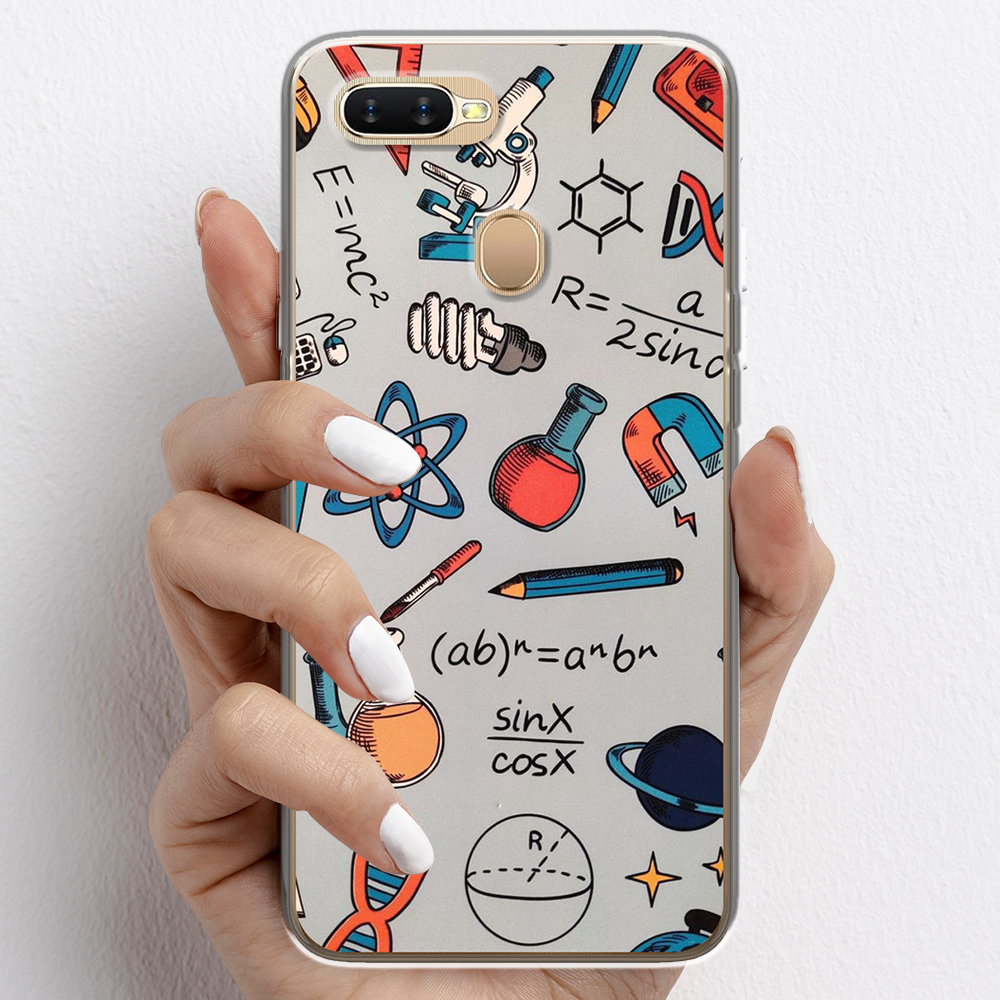 Ốp lưng cho Oppo A3s, Oppo A5s nhựa TPU mẫu Dụng cụ hóa học